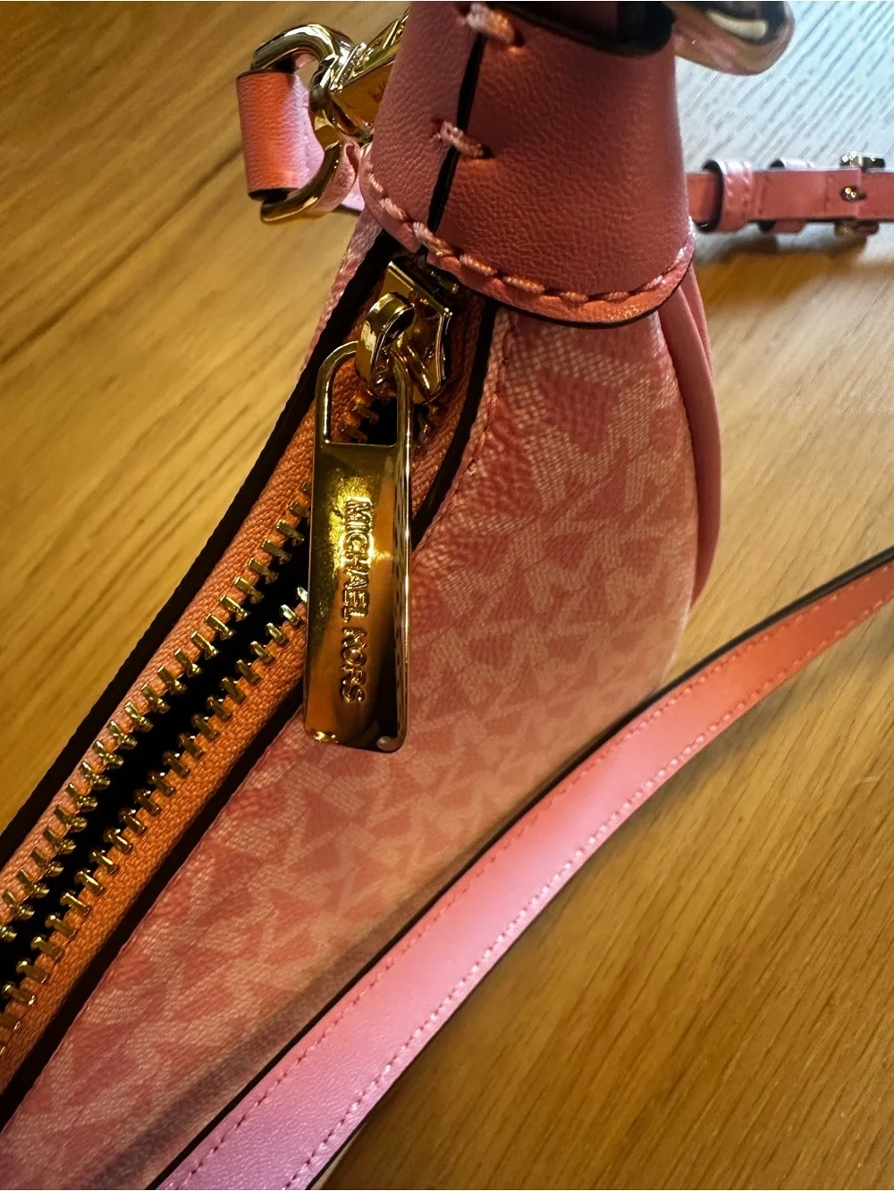 Michael Kors Pink ombré Crossbody Bag